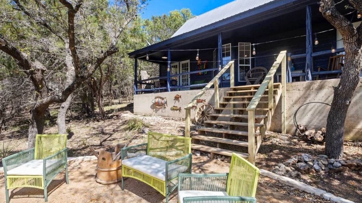 Wimberley House | Starry Blue House | Private Creekfront Retreat