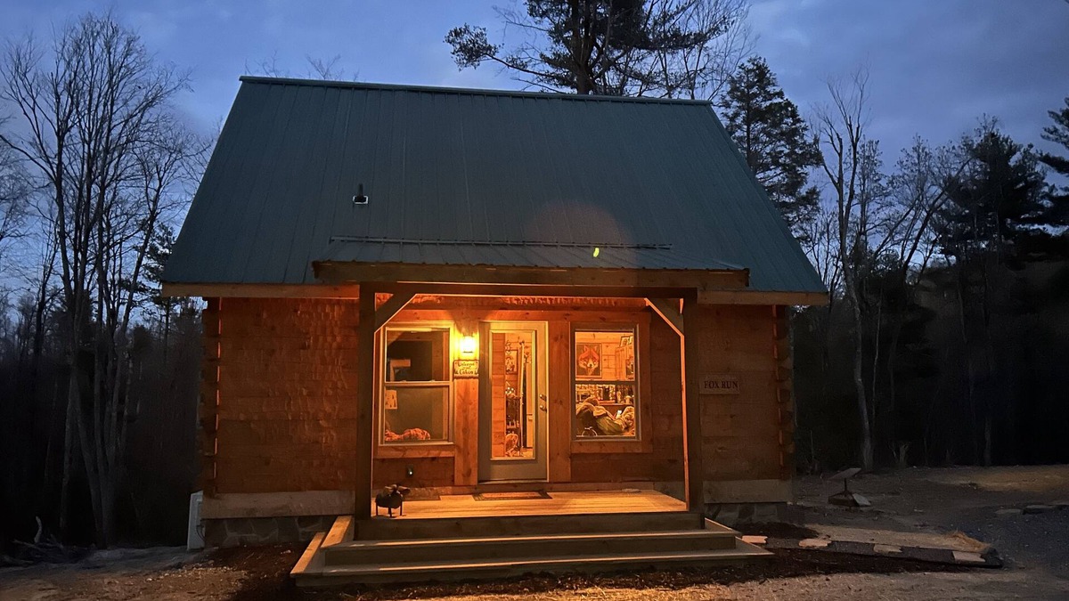 Zirconia Cabin | Stay in a log cabin on farm/vineyard in the Western NC mountains!