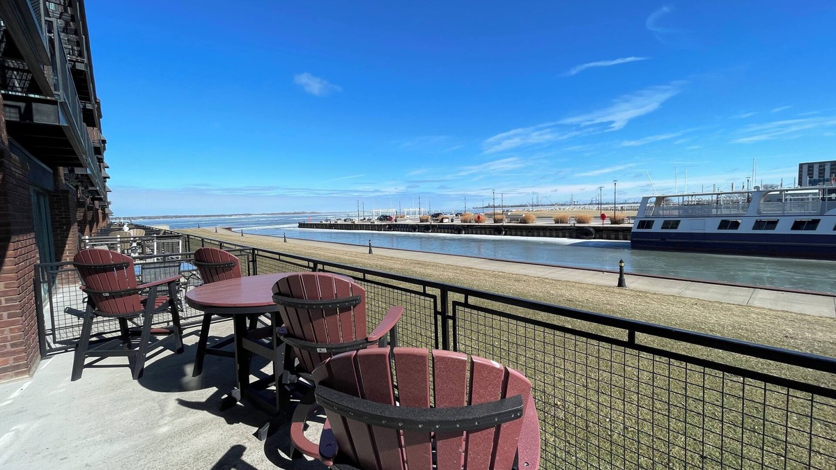 Sandusky Condo | Stay On The Water! Spectacular View Cedar Point! Downtown Walk to Ferry Restaurants Bars