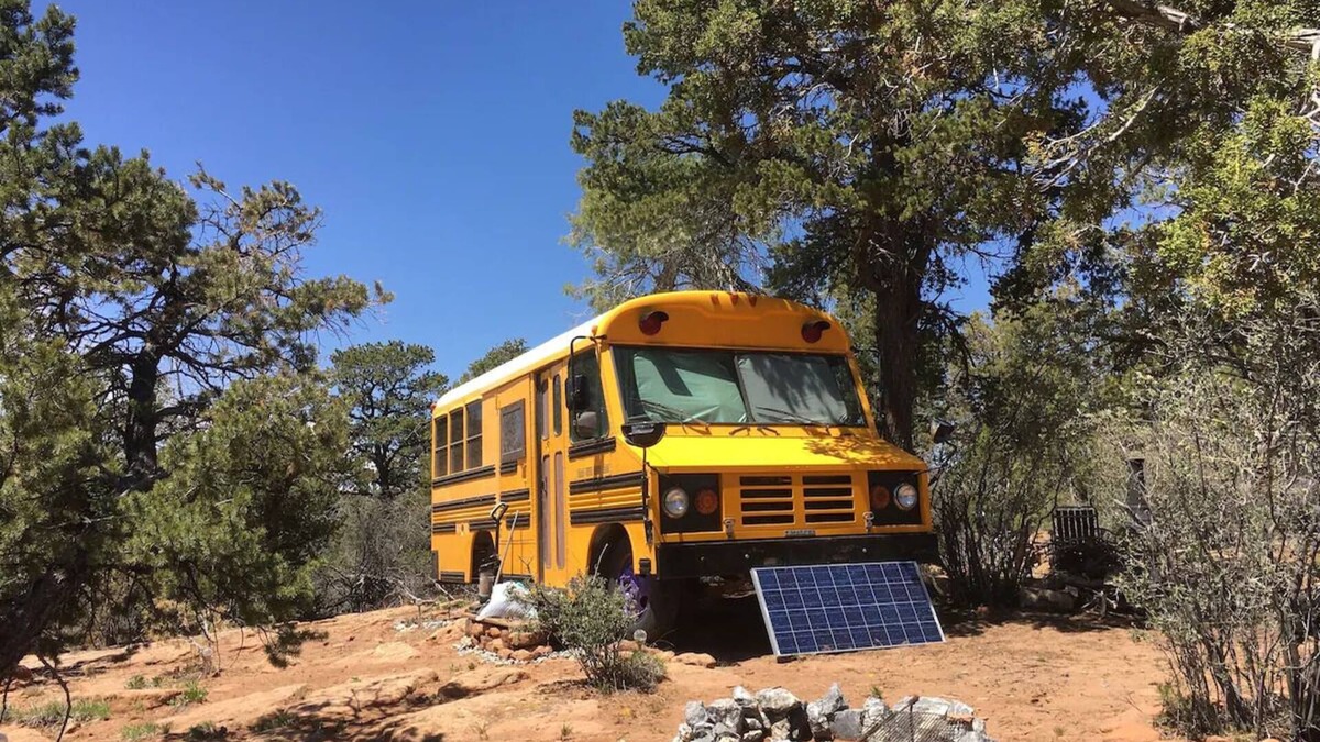 Monticello Apartment | Step into a converted school bus for an unforgettable stay.