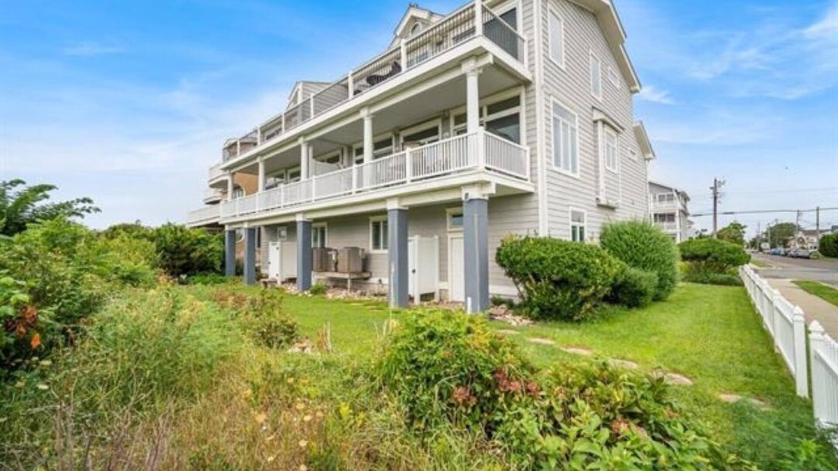 Brigantine House | Steps away from the beach - direct ocean front townhouse! A true oceanside gem!