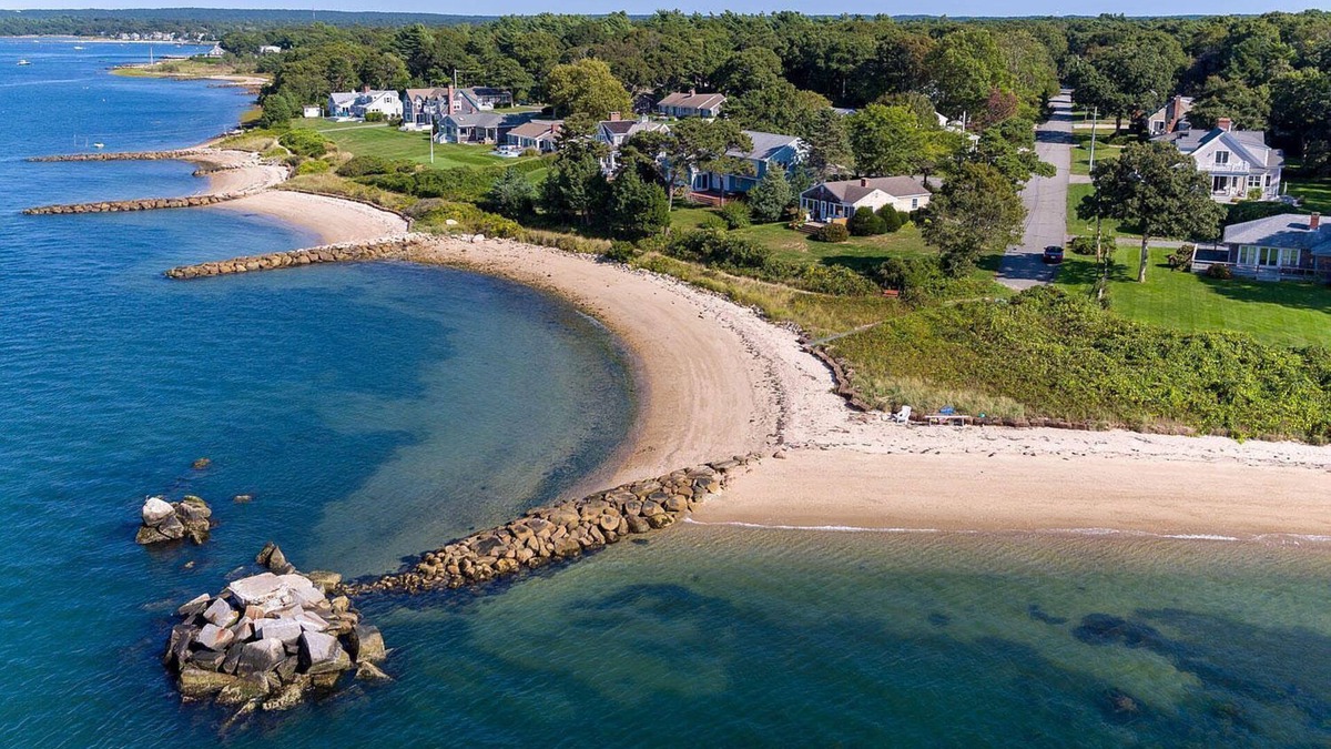 Cataumet House | Steps from a beautiful private beach
