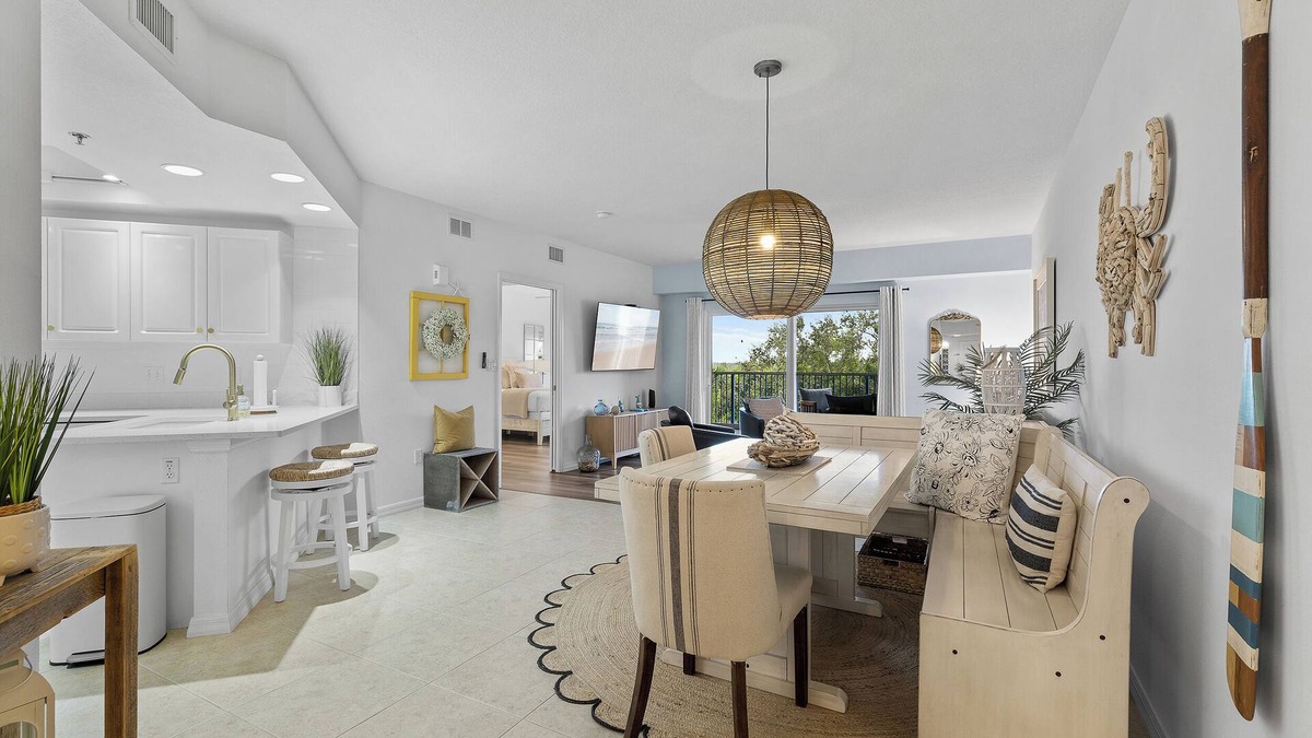 New Smyrna Beach Condo | 🏖️Steps to Beach | Pet Friendly | Stunning Interior | Oceanwalk 9-302🏖️