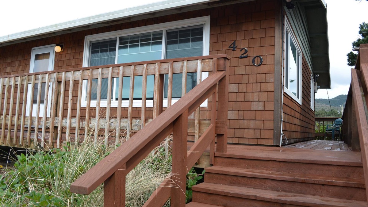 Rockaway Beach House | Steps to the beach from this cozy, updated home w/an oceanview, WiFi, fireplace