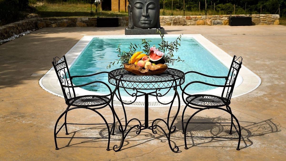 Forallac Villa | Stone farmhouse with pool.