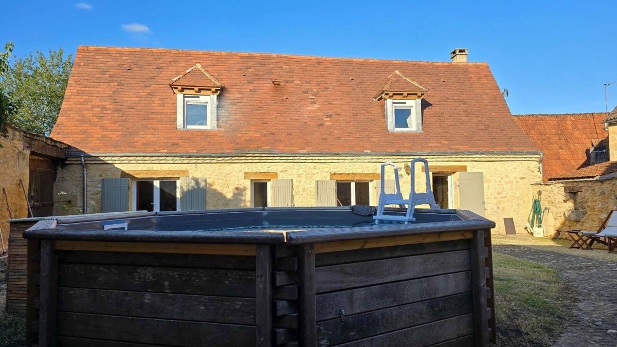 Meyrals House | Stone house, 3bed, 6pers, fenced garden and swimming pool in the heart of Périgord Noir