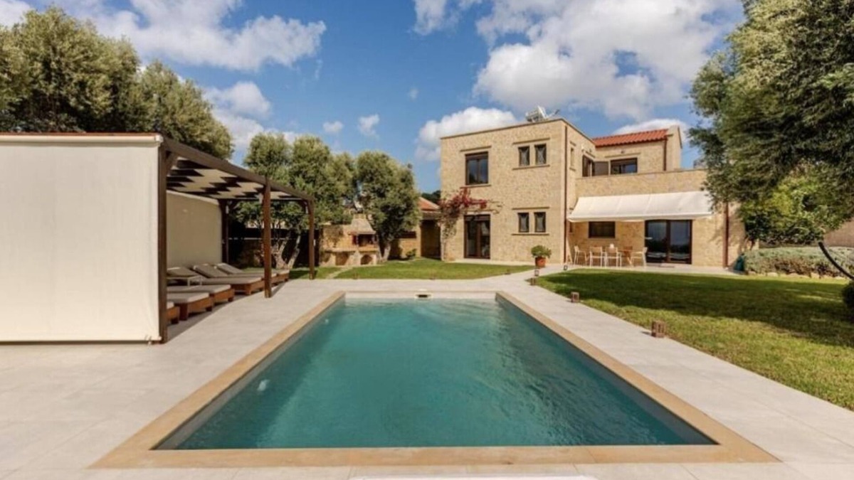 Kontomari Villa | Stone Villa Analisa, Pool, BBQ, Sunset Sea view