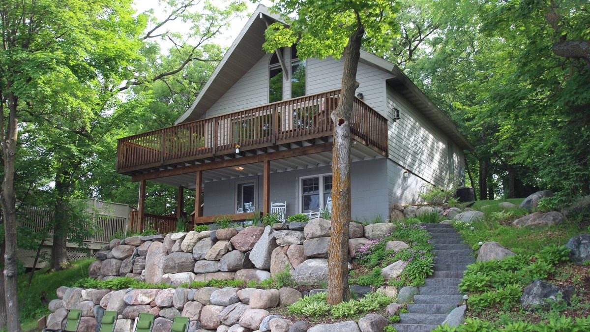 South Haven Cabin | STONY POINT VISTA! Stunning Lake Home On 75 Feet Of Lake Shore On Lake Sylvia!