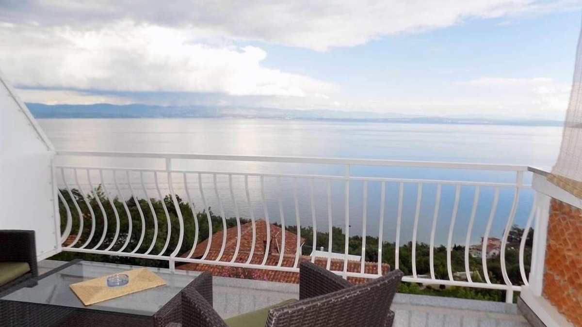 Mosenice Apartment | Studio apartment in Mošćenička Draga with Seaview, Terrace, Air condition, WIFI (4364-4)