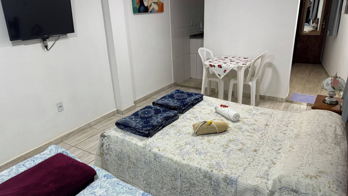 Sao Lourenco House | Studio apartment for 4 people in the center of São Lourenço! The most central part of the city!
