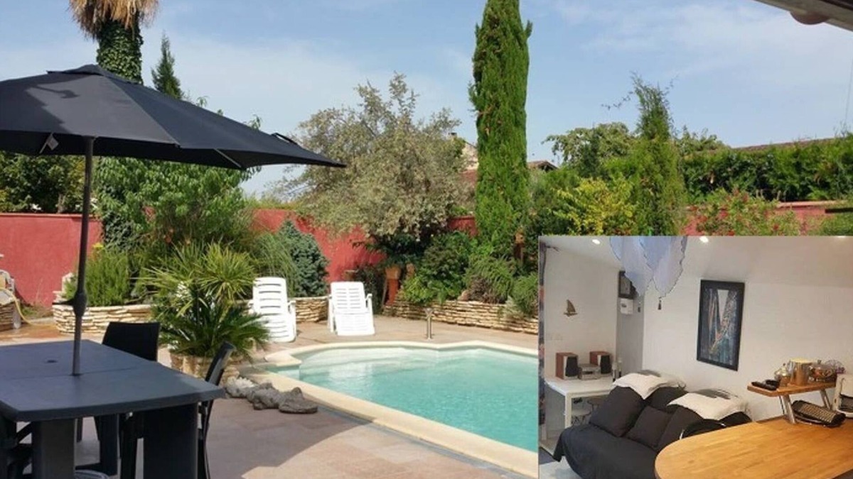 Roques Apartment | Studio Apartment 'Redhouse - Zen' with Shared Pool, Shared Terrace and Wi-Fi
