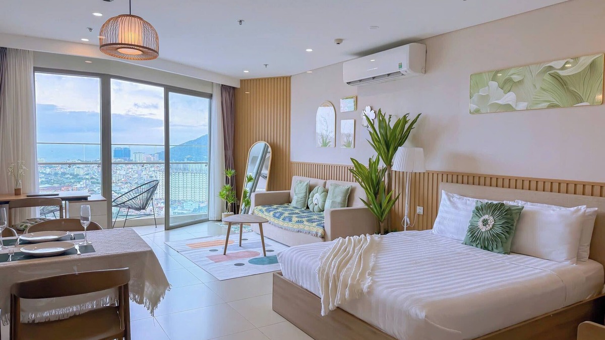 Vung Tau Apartment | Studio Apartment with Pool Sea view Balcony