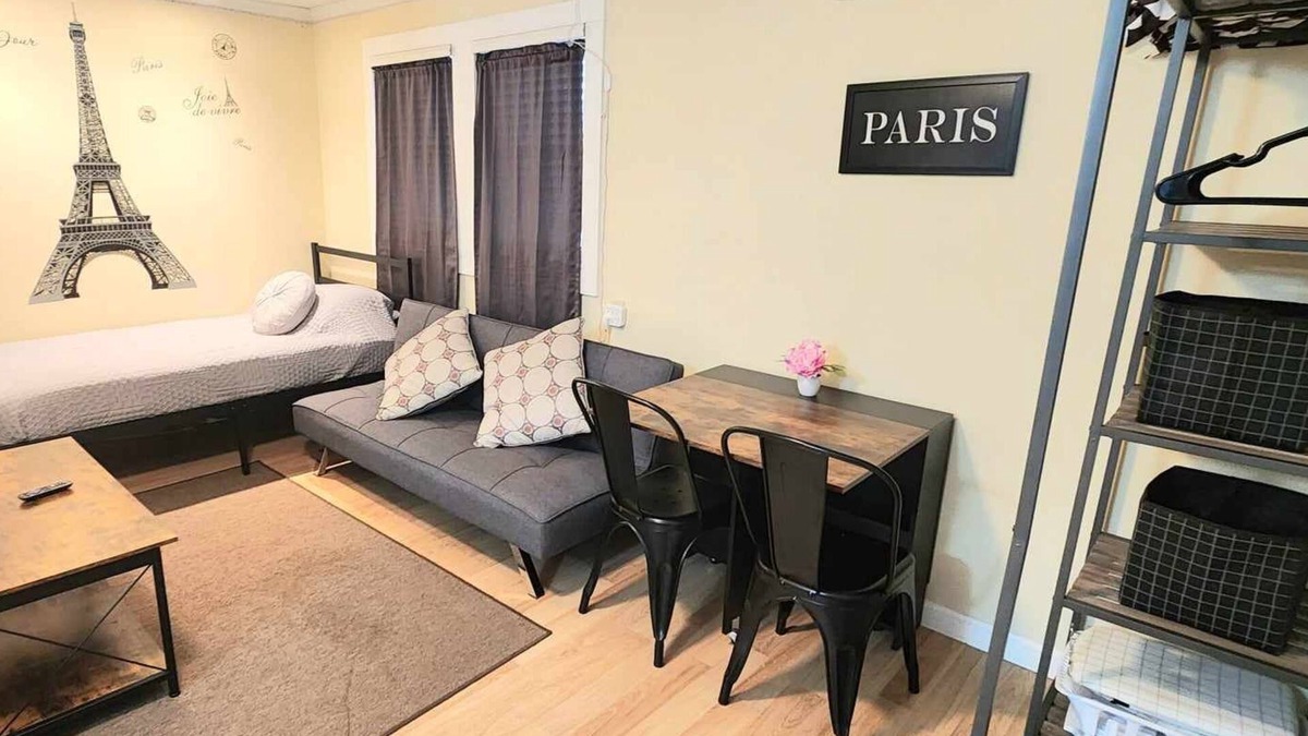 Granby Apartment | Studio Cabin in a Huge Lot! Extended Stay Available