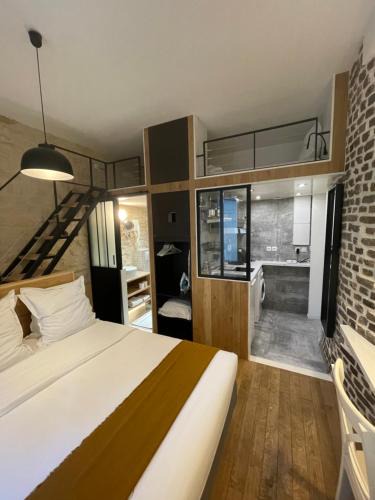 Butte-aux-Cailles Apartment | Studio Cinq Diamants, Neuf Tout équipé