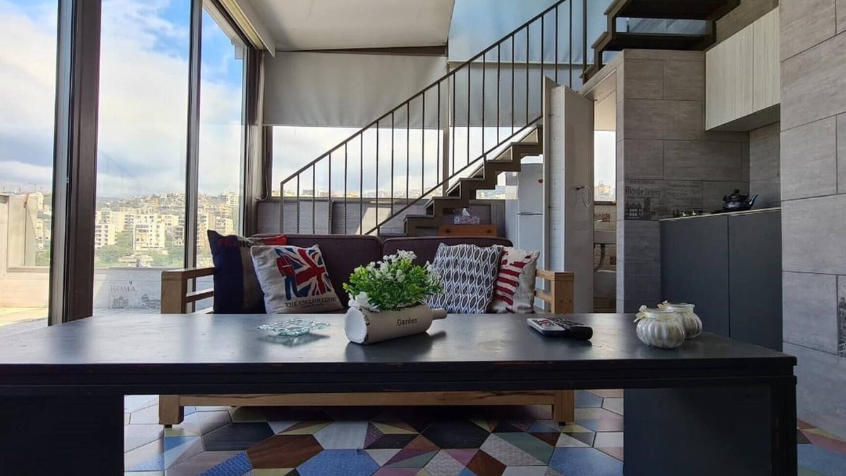 Dbayeh Apartment | Studio Dbayeh Near Abc Wz Duplex Rooftop, Sea View