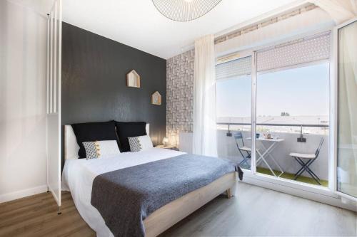 Cugnaux Apartment | Studio Diane Cugnaux Toulouse St Simon proche Thales, Airbus & Basso Cambo