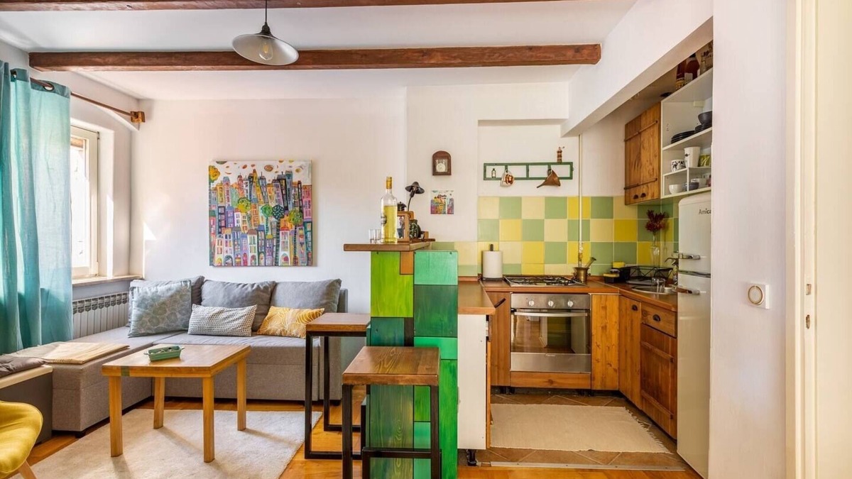 Donji Grad Apartment | Studio flat with air-conditioning Zagreb (AS-21954-a)