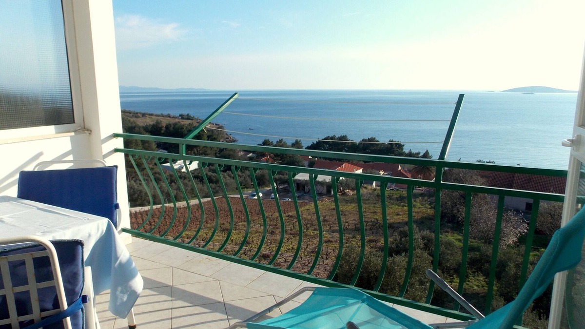 Orebic Apartment | Studio flat with terrace and sea view Mokalo, Pelješac (AS-18395-c)