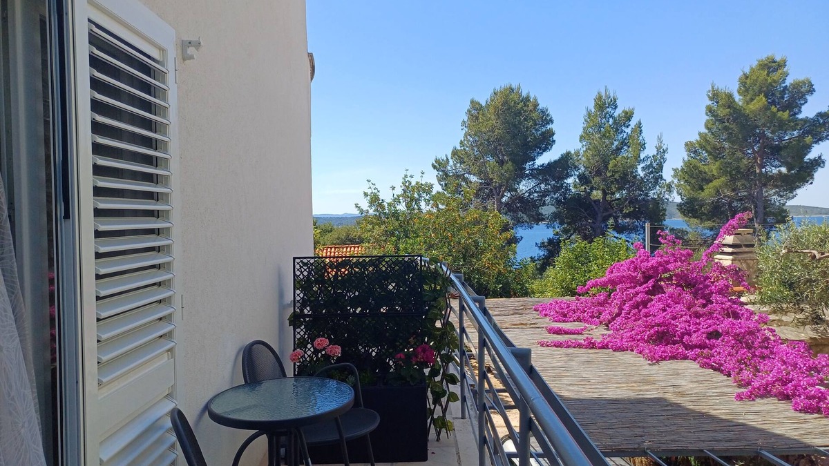Zavala Apartment | Studio flat with terrace and sea view Zavala, Hvar (AS-8710-a)