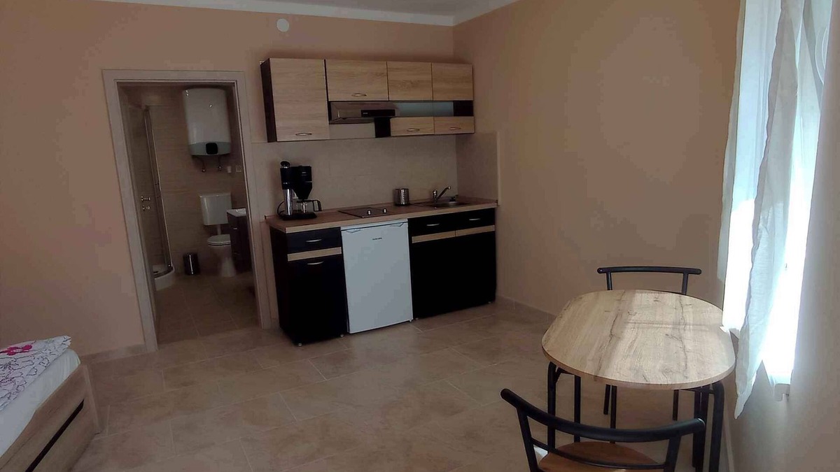 Balatonlelle Apartment | Studio for 2 people with air conditioning in the city center