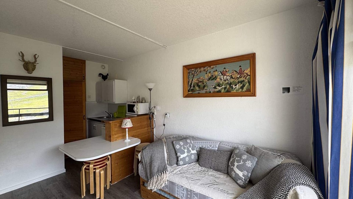 Arette Apartment | Studio for 4 with direct slope access