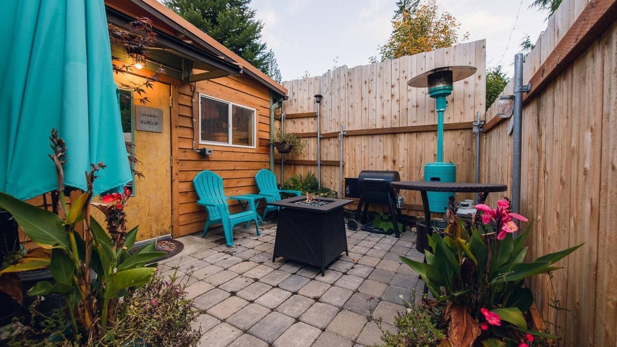 Port Angeles Apartment | Studio - Handcrafted Studio with Patio Near Olympic National Park