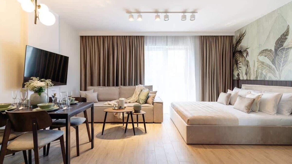 Piasek Połnoc Apartment | Studio in a unique investment with SPA access