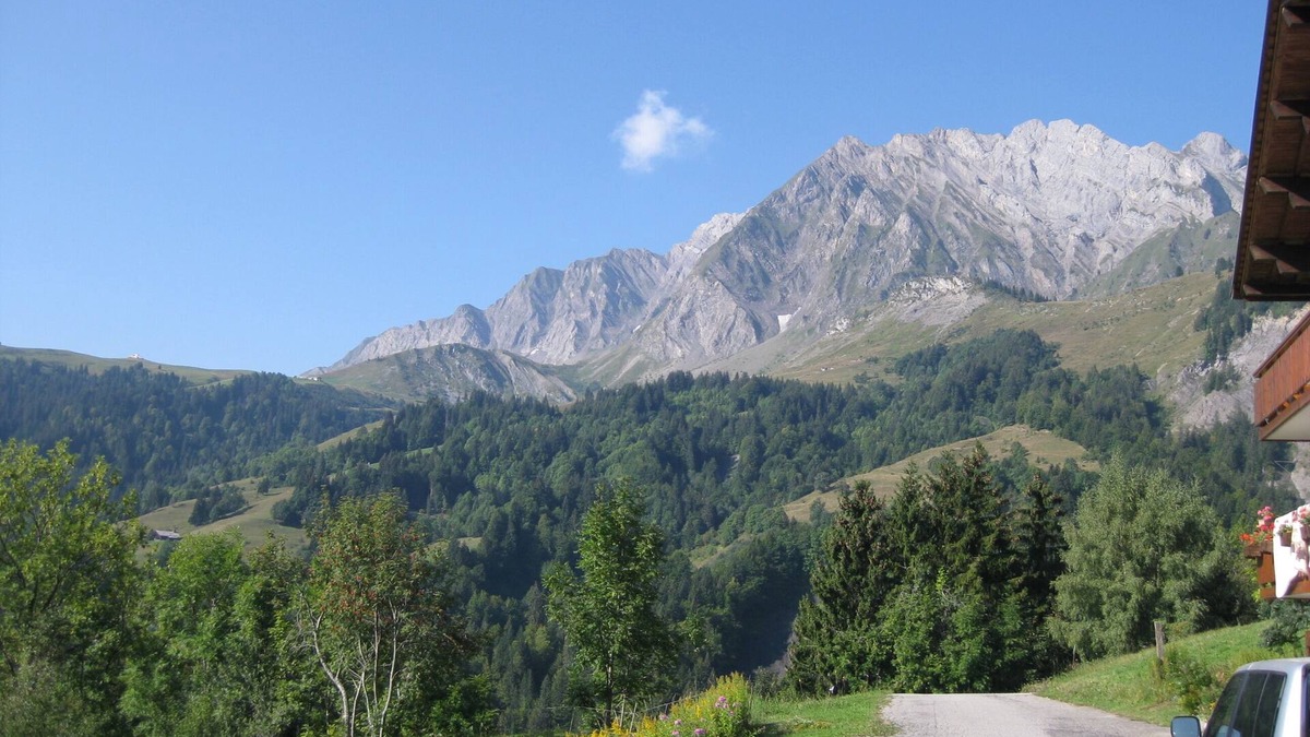 La Giettaz Apartment | Studio in chalet, nice view, quiet, Col des Aravis