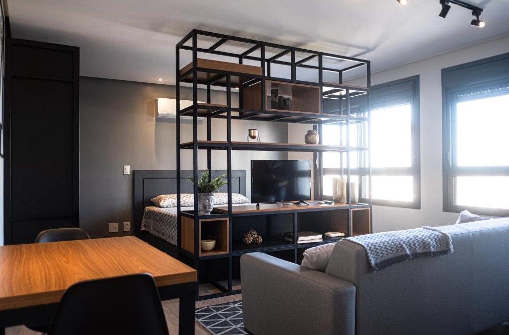 Sao Goncalo Apartment | Studio moderno no Parque Una com vaga de garagem