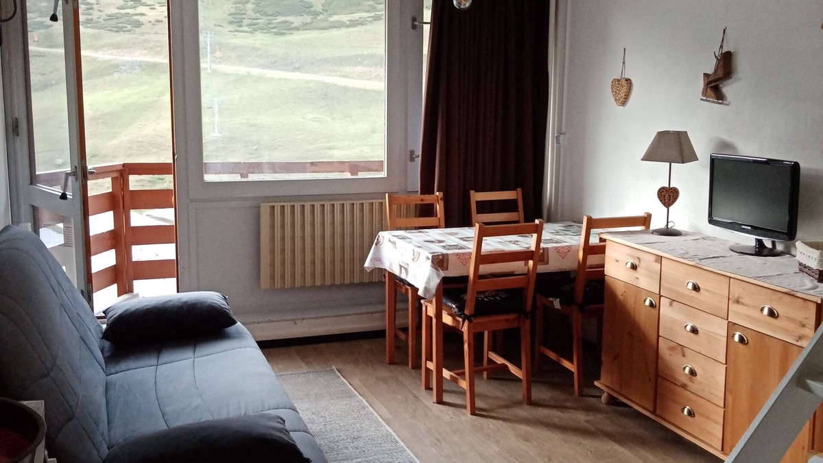 La Mongie Apartment | studio mountain view to the slopes