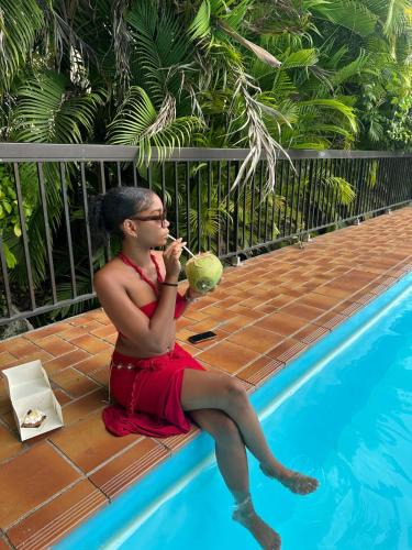 Bas du Fort Apartment | Studio piscine & plage à Bas-du-Fort, Gosier