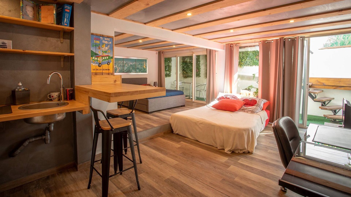 Plateau-Caillou Apartment | Studio TI CAZ PABLO, modern and pleasant in a quiet area