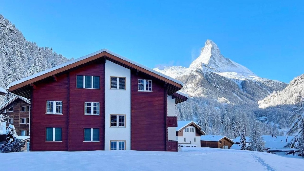 Zermatt Apartment | Studio with a fantastic view of the Matterhorn