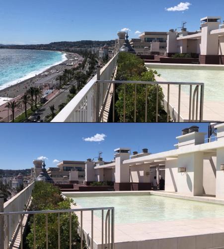 Carre d'Or House | Studio with Terrace & Rooftop Pool in Promenade des Anglais