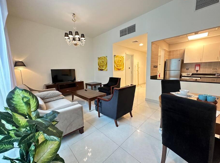 Nad Al Sheba Apartment | Stunning 1-Bedroom in The Polo Residence, Meydan