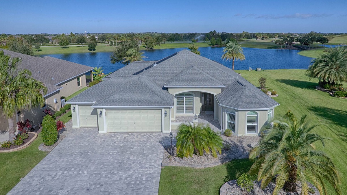 The Villages House | Stunning 3BR 2BA with heated pool and water view