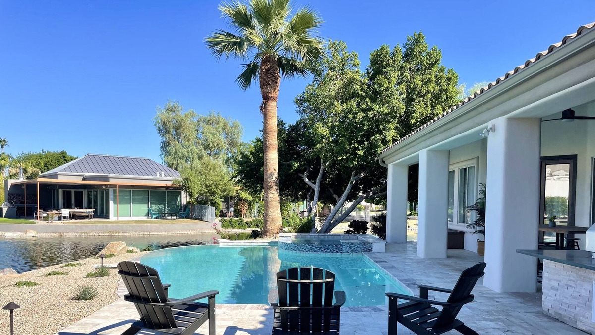 Ocotillo House | Stunning Chandler Lakefront Home Golf/ Private Pool and Hot Tub
