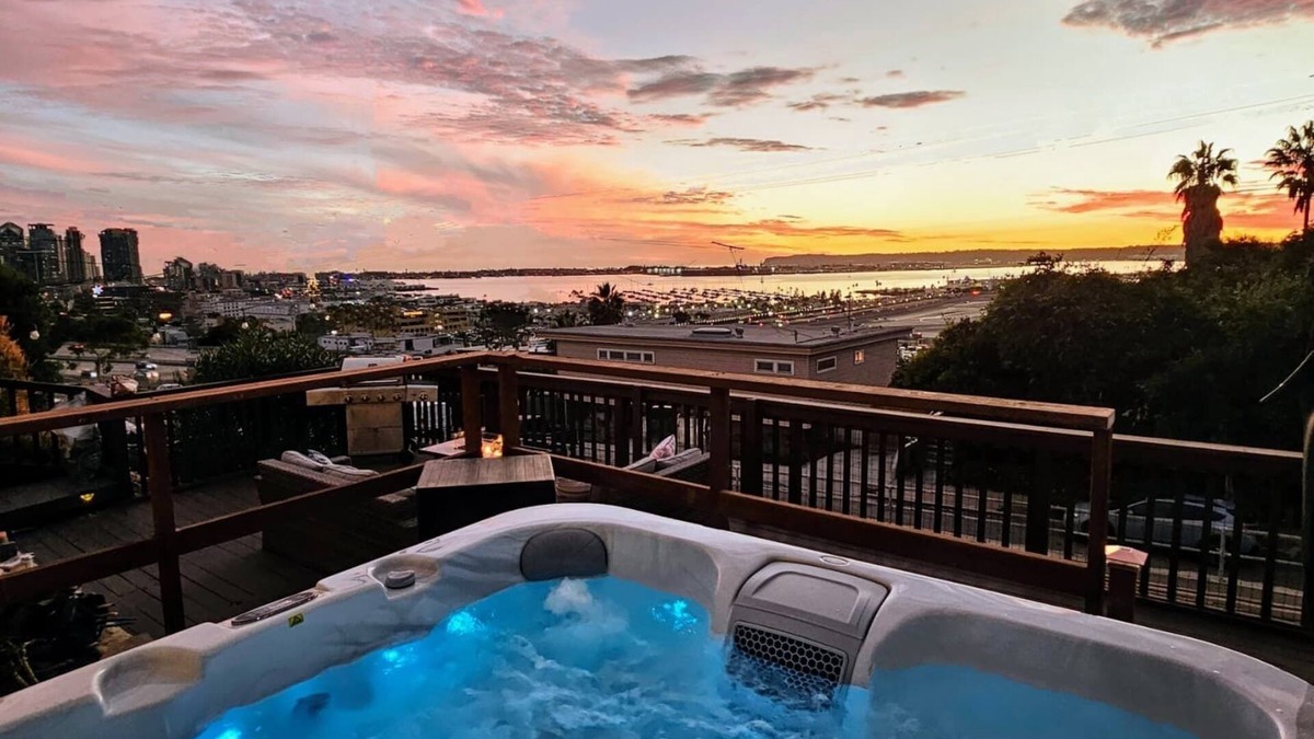 Middletown House | Stunning city and bay views w/hot tub & fire pit