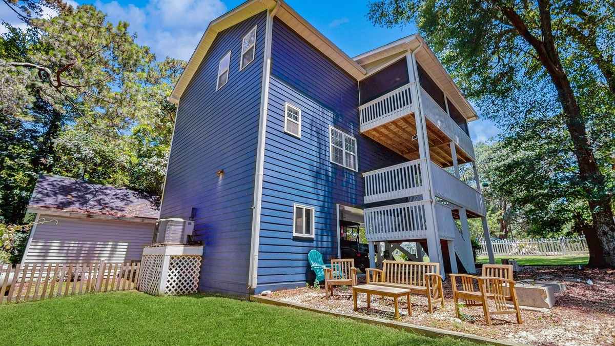Ocean Isle Beach House | Stunning coastal home with private patio and close to beach attractions