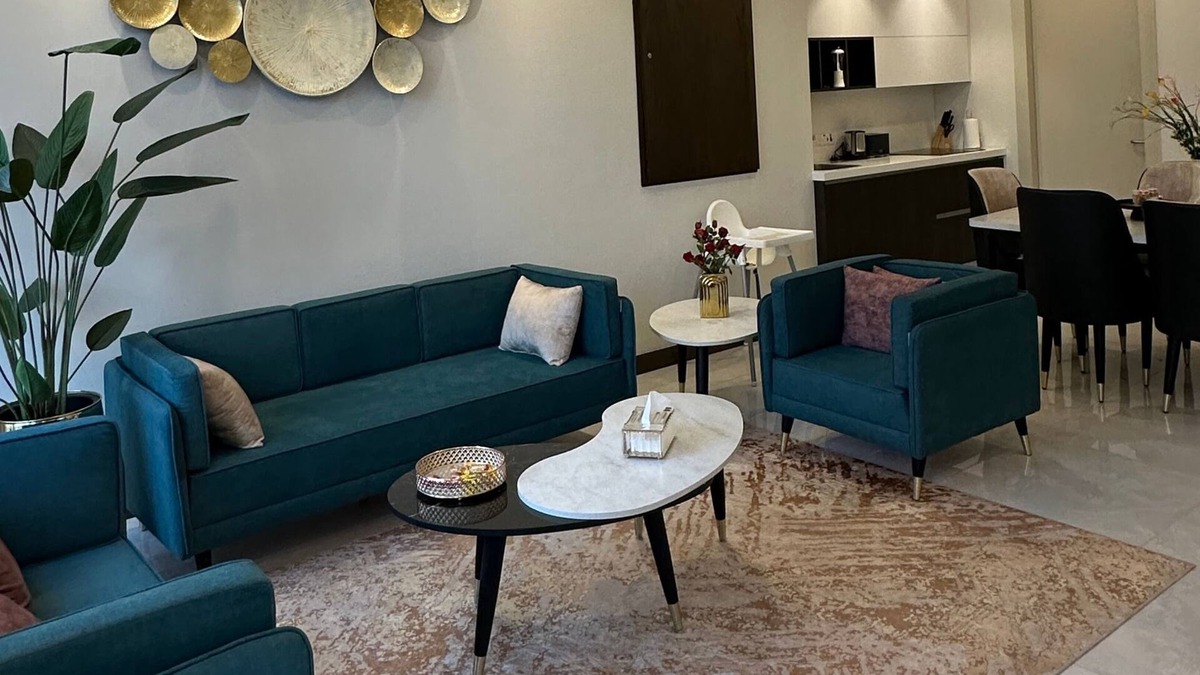 Gulberg Apartment | Stunning Courtyard View from 2-Bedroom Apartment on 6th floor