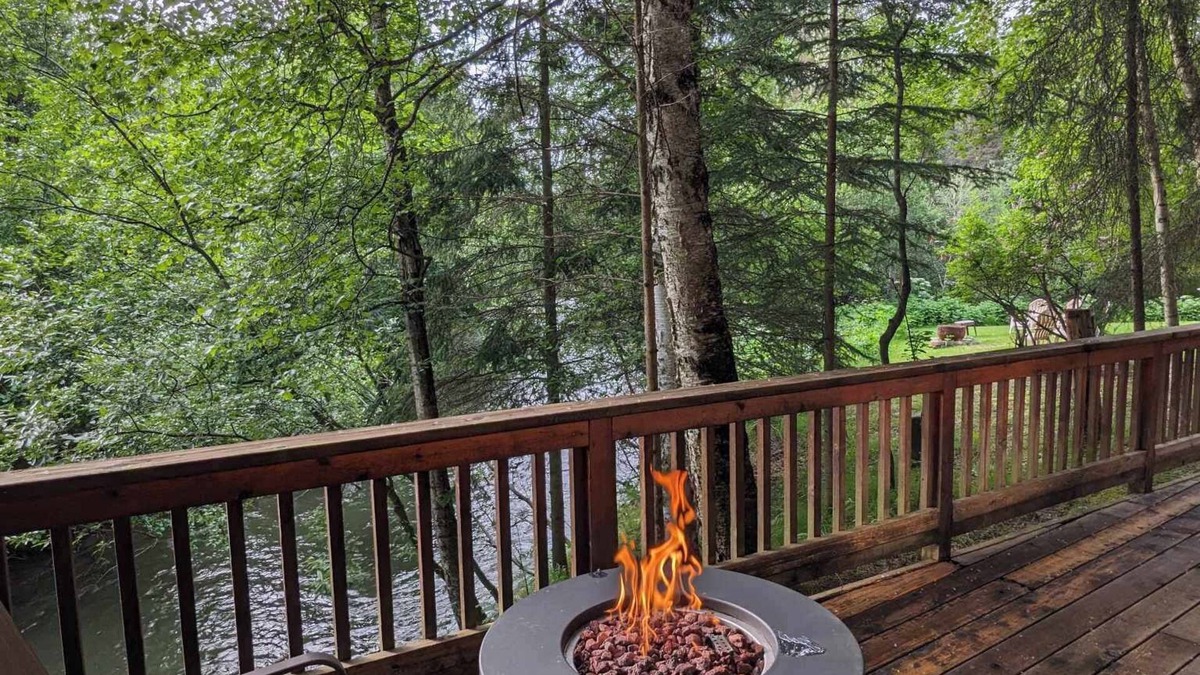 Taku - Campbell House | Stunning creekview home, centrally located. With all the extras.