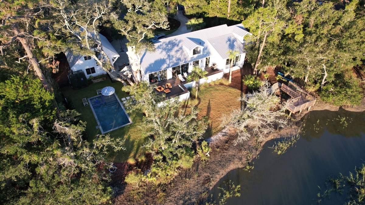 Saint Simons Island House | Stunning Marsh View Pool Retreat on St. Simons Island