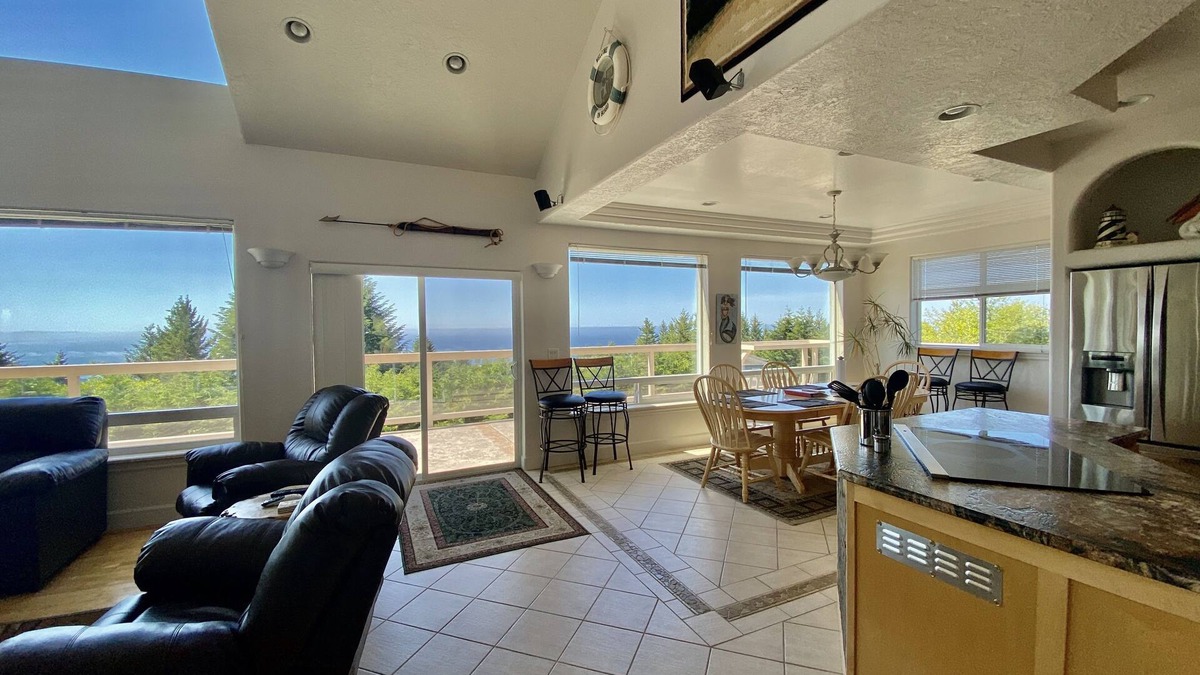 Brookings House | Stunning ocean and mountain views! Perfect family home with lovely amenities!