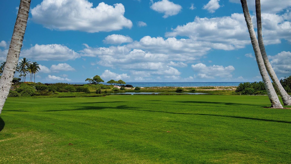 Kaupulehu Condo | Stunning Ocean Views - Hualalai Resort- 18th Fairway - Prime Location - Golf Cart Included
