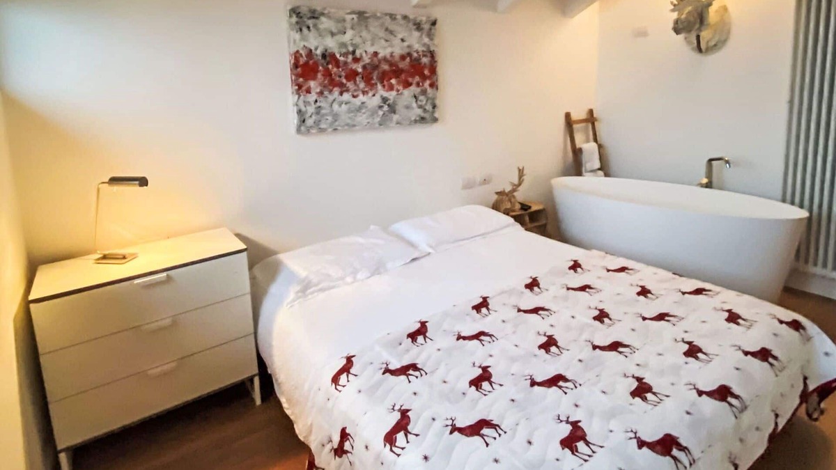 Mezzolago House | Stunning private villa for 3 guests with WIFI, TV, patio and pets allowed