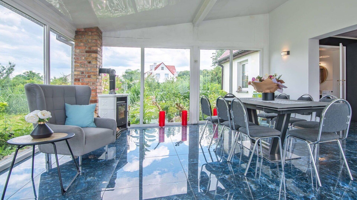 gmina Dobra House | Stunning private villa for 10 people with WIFI, private pool, TV, terrace and pets allowed