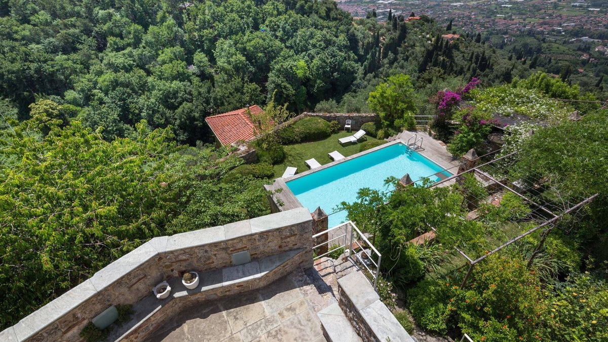 Monteggiori Villa | Stunning private villa with private pool, A/C, WIFI, TV, terrace, panoramic view, close to Viareggio
