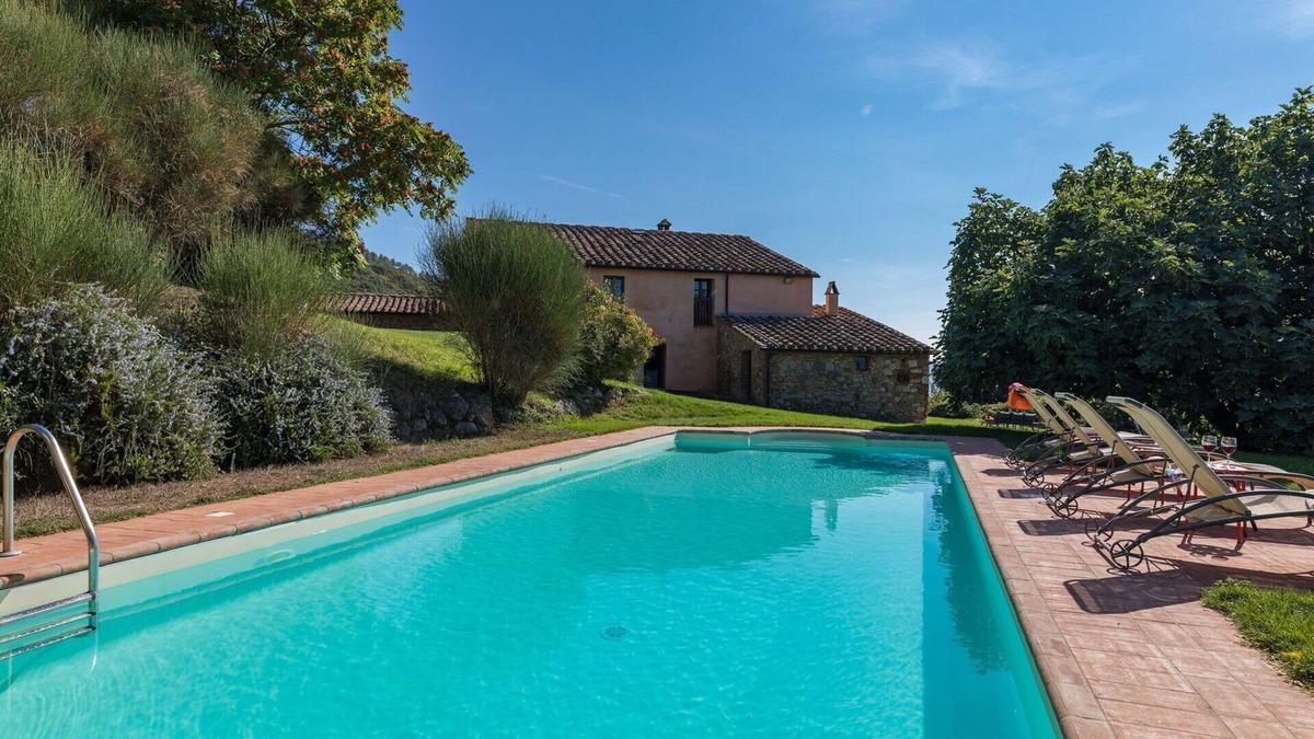 Gambassi Terme Villa | Stunning private villa with private pool, WIFI, TV and panoramic view, close to San Gimignano