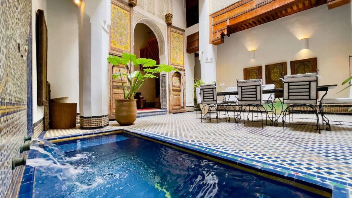 Dar Tazi House | Stunning Retreat in Fez Medina with Views & Pool