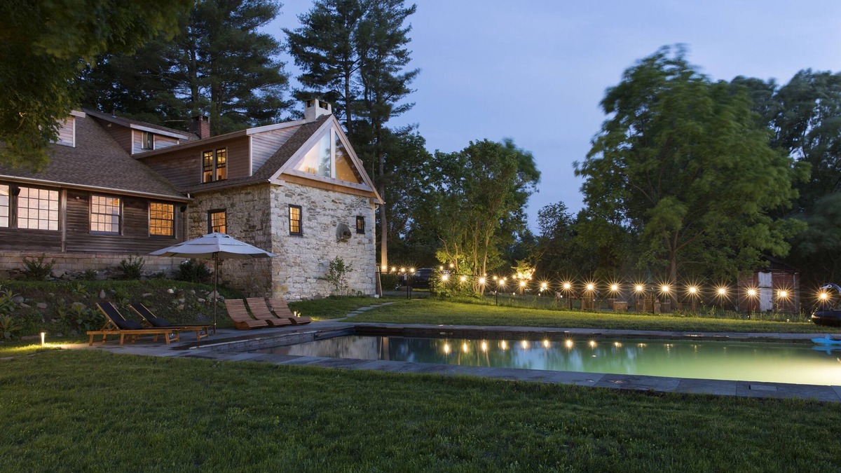 Town of Marbletown Other | Stunning Stone House with seasonable Saltwater Pool+Barrel Sauna
